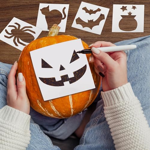 Halloween Pumpkin Carving Kit Case - Complete Pumpkin Carving Set With Saw Pumpkin Carving Knife - Halloween Pumpkin Carving Tools - Multipurpose Bright Hobby