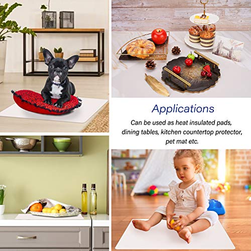 Extra Large Silicone Mat for Crafts, Gartful 25.2 x 17.7 inches Epoxy Resin Jewelry Casting Molds Premium Silicone Placemat Nonskid Nonstick Gartful