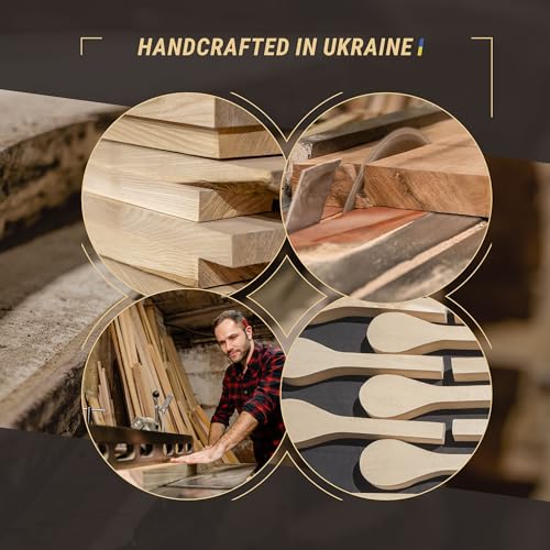BeaverCraft BB3 Spoon Carving Kit Wood Carving Spoon Blank Wood for Whittling Unfinished Wood Blocks Carving Blanks Hobby Wood Carving Blocks Wooden BeaverCraft