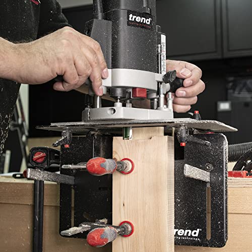 Trend Mortise and Tenon Jig for Perfect-Fitting Joints, Ideal for Furniture Construction, Fully Adjustable for Compound Angle Joints, MT/JIG TREND