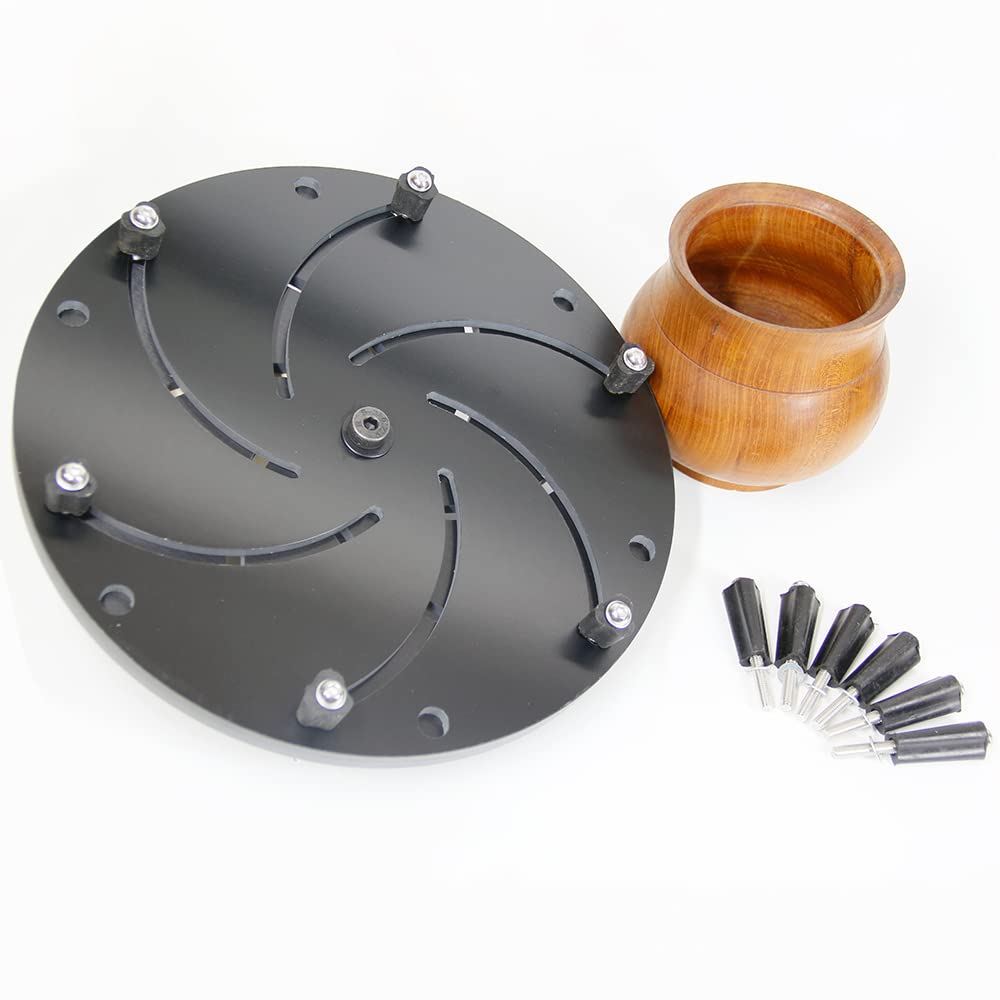 12-Inch Longworth Wood Lathe Chuck, Self-Centering with 1-Inch - 8TPI Thread Lathe Chuck PHUKIMLONG