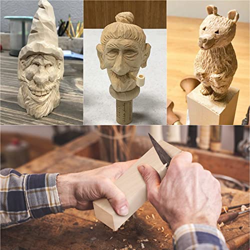 8 Pack Basswood Carving Blocks 6 X 1.5 X 1.5 Inch, Large Whittling Wood Carving Blocks Cubes Kit for Kids Adults Beginners or Expert, Fowecelt