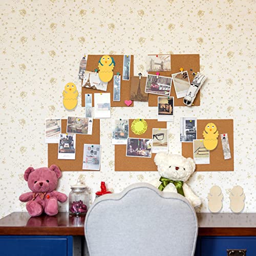 Egg Chicken Shape Wooden Easter Egg Cutouts Blank with Twines Wood Slices Ornaments for Christmas Birthday Party Happy Easter Spring Home Decor DIY Zontween