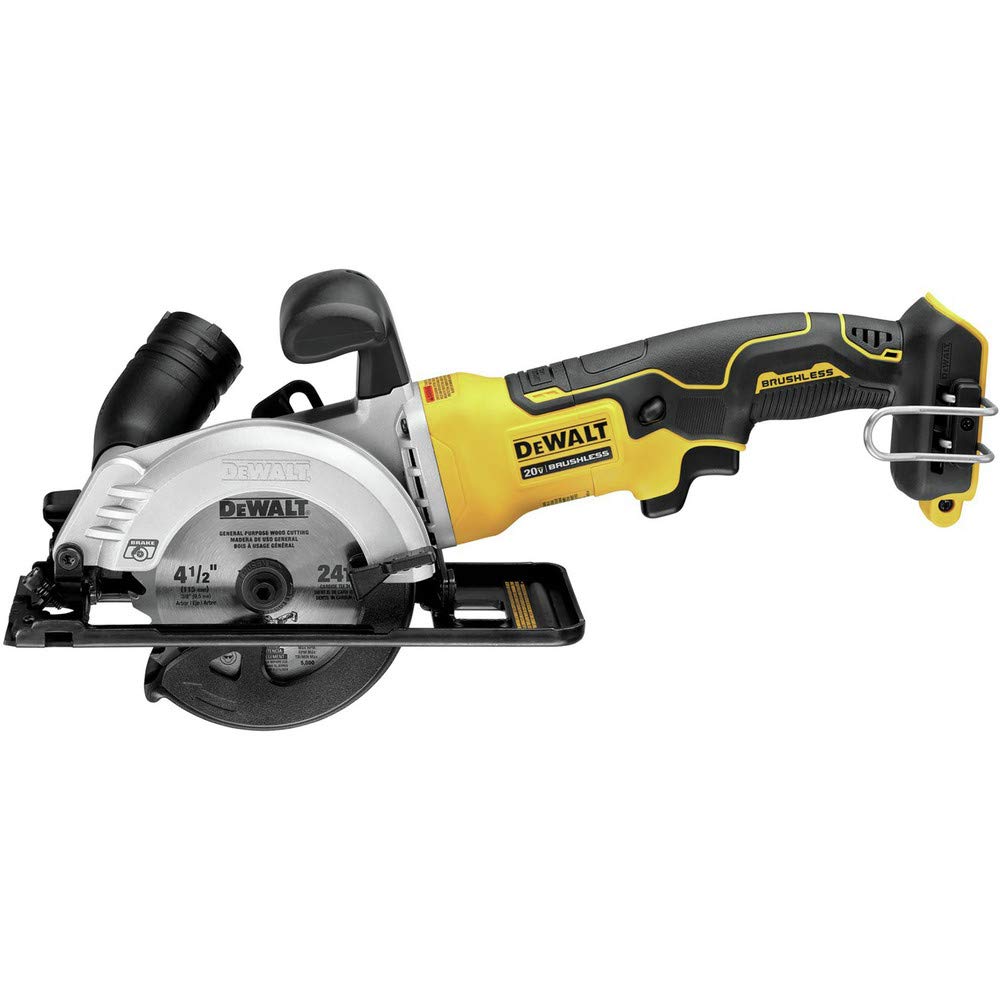 DEWALT ATOMIC 20V MAX* Circular Saw, 4-1/2-Inch, Tool Only (DCS571B) DEWALT