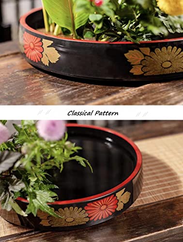 Japanese Flower Frog Ikebana Vase Kit Flower Container with 2.4" Floral Frog and 2 in 1 Kenzan Needle Straightening Tool-8.3" Plastic Ikebana Bowl Eggone