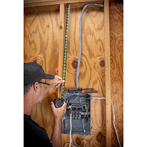 Crescent Lufkin 1-3/16 x 25' Command Control Series Black Clad Tape Measure - L1025CB Lufkin