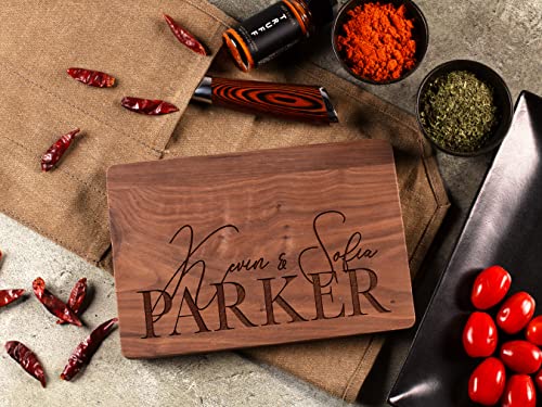 Personalized Cutting Board, Housewarming Gift - 12 Designs - Wedding Gifts for Couple, Kitchen Sign - House Warming Present for New Home Personalization Lab