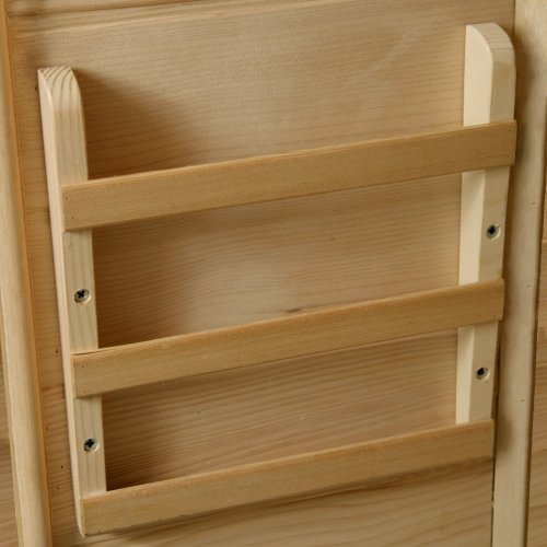 HEATWAVE Radiant Saunas 2-Person Hemlock Infrared Sauna with 6 Carbon Heaters, Chromotherapy Lighting, Oxygen Ionizer Blue Wave