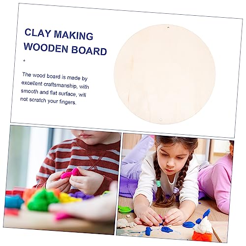 VOSAREA 1pc DIY Planks Unfinished Wood Sign Wood Slabs Ornament Crafts Christmas Wood Slice Unfinished Wood Shield Plaque Unfinished Wood Slices VOSAREA