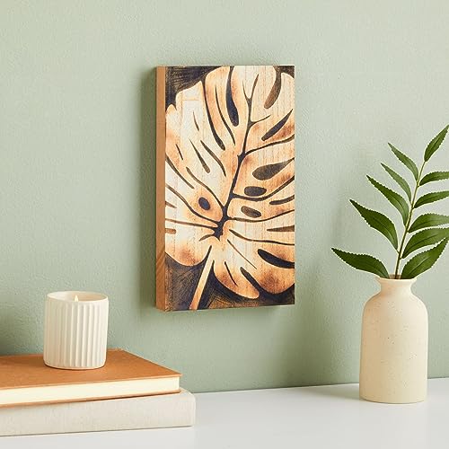 4 Pack Unfinished MDF Wood Blocks for Crafts 6 x 10", Smooth Surface for Crafts, DIY Projects (1 Inch Thick) Bright Creations