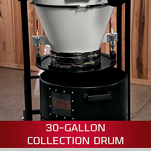 JET JCDC-2 Cyclone Dust Collector, 2-Micron Filter, 938 CFM, 2 HP, 1Ph 230V (717520) Jet