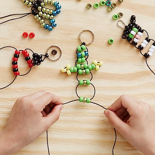 Made By Me Create Your Own Bead Pets by Horizon Group Usa, Includes Over 600 Pony Beads, 6 Key Rings, Storage Box & Much More Made By Me