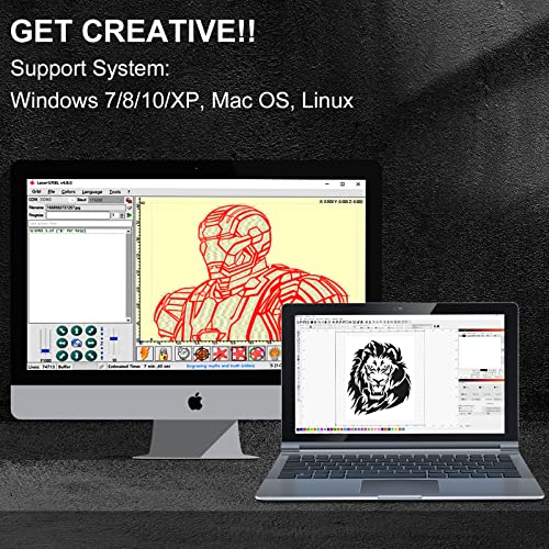 4240 Laser Engraver, 20W Laser Engraving Cutting Machine, Laser Machine 5W Output Power, Laser Cutter for Metal and Wood with 16.5âx15.75â Large CAMXTOOL