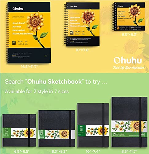 Ohuhu Skin-Tone Colors Alcohol Markers (24-Color) Ohuhu