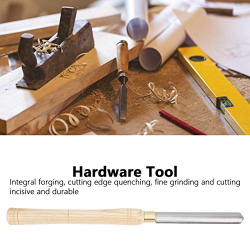 Woodworking Lathe Chisel, 22mm HSS Roughing Gouge Lathe Chisel Wood Turning Tools for Wood Hobbyist Carpenter Ejoyous