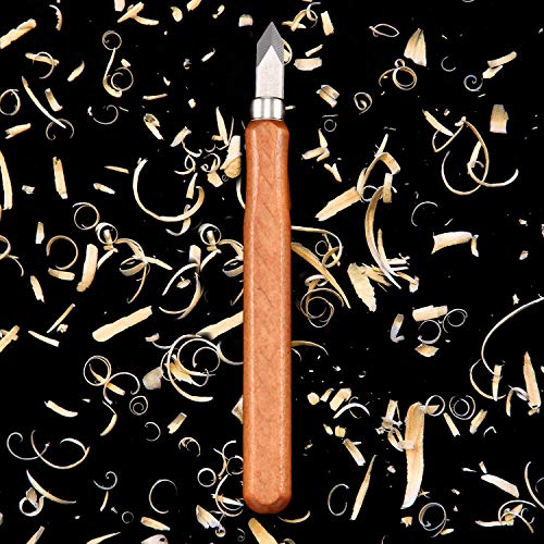 Marking Knife Woodworking Marking Knife Thin Blade Dual Double Bevel Striking Knife Hardened Mn-V Steel Heat Treated Striking Marking Knife (2 Mudder