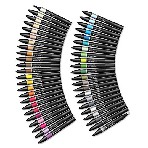 Winsor & Newton Promarker, Set of 48, Essential Collection Winsor & Newton