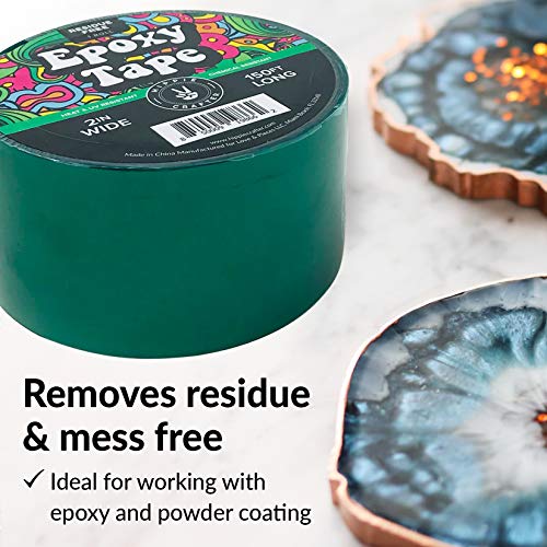 Resin Tape for Epoxy Resin Molding and Epoxy Mold Release for Epoxy Resin Thermal Adhesive Tape for Micro Pour Epoxy Resin Tape and Form with UV HIPPIE CRAFTER