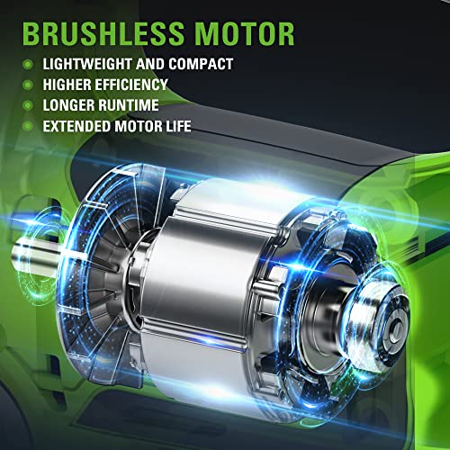 Greenworks 24V Brushless 1" Cordless Jig Saw (3,000 SPM / 4 Settings / LED Light), 4.0Ah USB Battery and Charger Included Greenworks