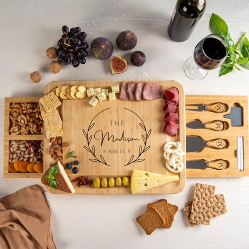 Personalized Charcuterie Board, Custom Cheese Board, Wedding Anniversary Gifts for Women, Wedding Gifts, Christmas Gifts, Anniversary Gifts, Or Craft Corner House