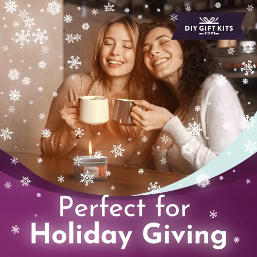 DIY Gift Kits 49-Piece Soy Candle Making Kit | Makes 14 Candles | 3 Pure Essential Oils, Soy Wax, Pouring Pot & More | DIY Starter Kit | Scented DIY Gift Kits