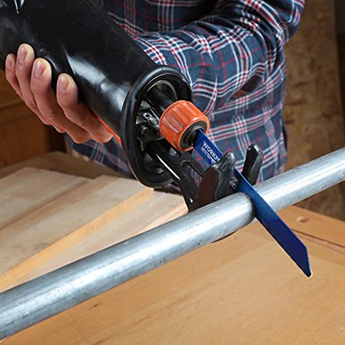 WORKPRO 32-Piece Reciprocating Saw Blade Set - Metal/Woodcutting Saw Blades, Pruner Saw Blades with Organizer Pouch WORKPRO