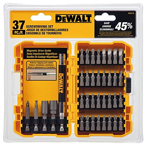 DEWALT Screwdriver Set, 37-Piece (DW2176),Silver DEWALT