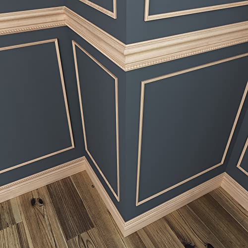 41-4WHW Unfinished White Hardwood Colonial Trim Moulding ORNAMENTAL