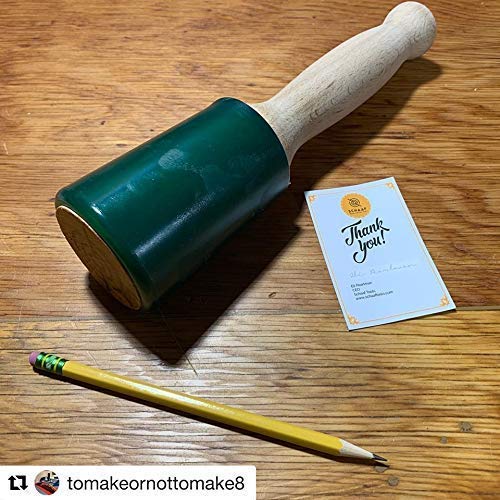Schaaf Wood Carving Tools 15oz Small Wooden Mallet | Wood Tools Woodworking | Wood Hammer | Comfortable Handle Reduces Hand Fatigue | Urethane Schaaf Wood Carving Tools