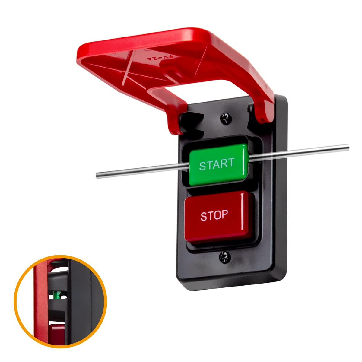 POWERTEC 71007 110 V to 220V Paddle Switch for Power Tools fits Table Saw, Router Table, Drill Press, Bench Saw, Band Saw POWERTEC