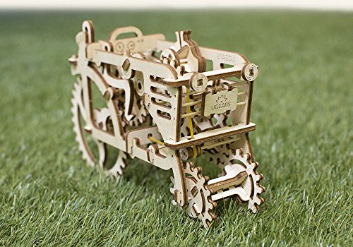 UGEARS Models 3-D Wooden Puzzle - Mechanical Tractor HQ Kites and Designs