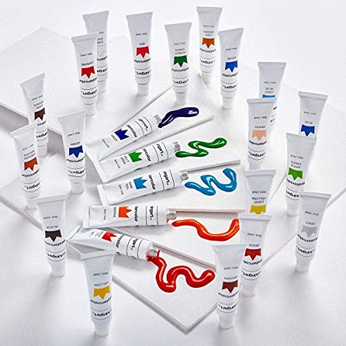 KINGART Studio Watercolor Paint, 12ml (.4oz), Set of 24 Colors KINGART