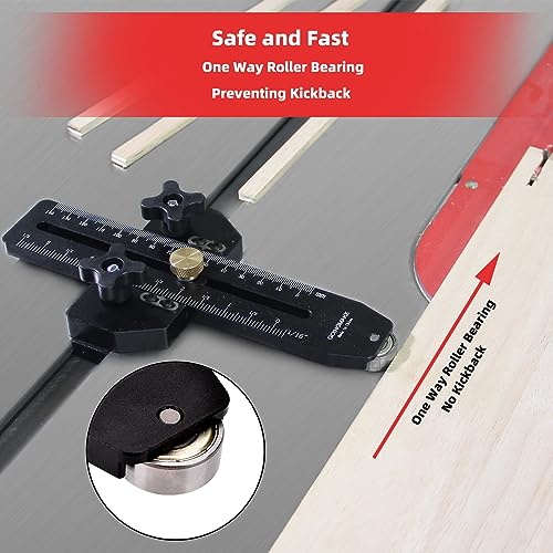 GOINGMAKE Thin Rip Jig Table Saw Jig Guide for Making Repetitive Narrow Thin Strip Cuts Woodworking Tools Fast Thin Ripping Guide for Table Saw Band goingmake