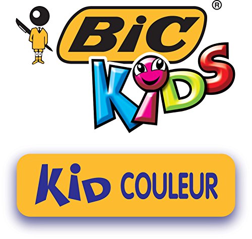 Bic Kids Kid Couleur Felt Tip Colouring Pens - Assorted Colours, Cardboard Wallet of 12 BIC
