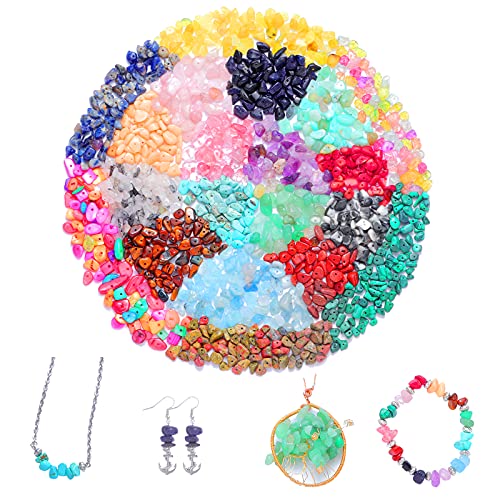 Xmada Jewelry Making Kit - 1587 PCS Beads for Jewelry Making, Jewelry Making Supplies with Crystal Beads, Jewelry Plier, Beading Wire, Earring Hooks, Xmada