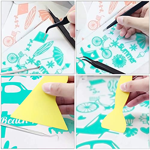 JTIEO Weeding Tools for Vinyl 26Pcs Craft Weeding Tools Kits Cricut Weeding Tool Set Scrapbooking Tools DIY Art Tools Precise Vinyl Weeding Tool Kit JTIEO