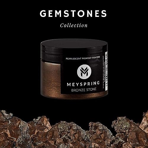MEYSPRING Bronze Stone Epoxy Resin Color Pigment - 50g - Mica Powder for Epoxy MEYSPRING