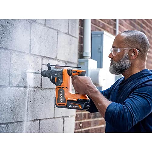 18V Brushless Cordless 1 in. SDS-Plus Rotary Hammer (Tool Only) RIDGID