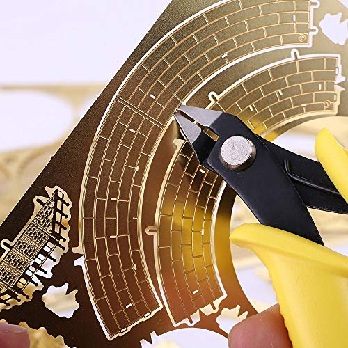 Piececool 3D Metal Model Kits Tools Set, 2Pcs Mini Flat Nose Plier Nipper DIY Tool for 3D Metal Puzzle Model Kit Jigsaw Assembling Piececool