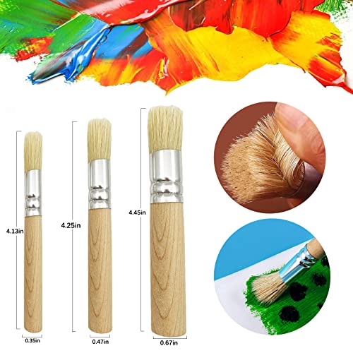 12 PCS Paint Brushes Sets,Background Blender Paint Brushes Painting Knife,Fan Blender Artist Brush,2in and 1in Landscape Brush for Oil Paint Supplies WOUFENG