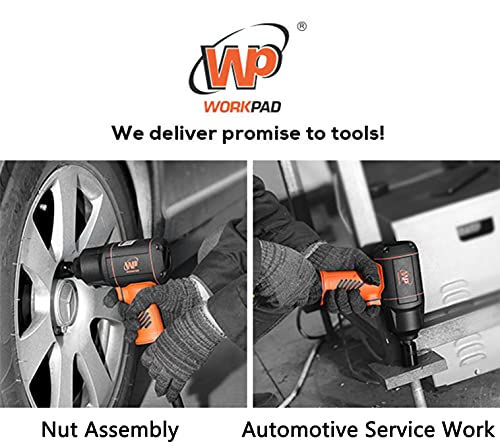 WORKPAD 1/2-Inch Composite Air Impact Wrench with Twin Hammers, Pneumatic Tools WP WORKPAD