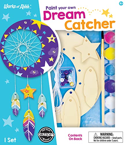 Works of Ahhh... Craft Set - Dream Catcher Classic Wood Paint Kit Works of Ahhh...