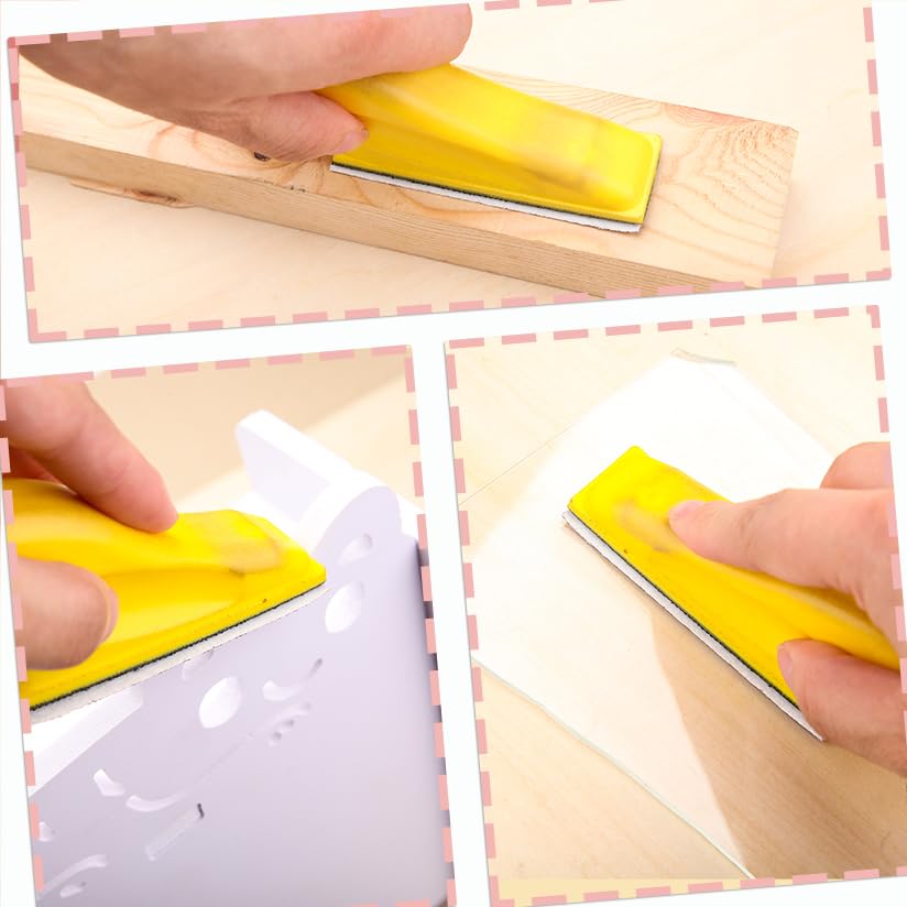 LEONTOOL 100Pcs Micro Detail Sander Paper Kit 3.5x1.2 Inch Hook and Loop Sandpaper Strips 120 Grit, Micro Finishing Sander Paper Detail Sander LEONTOOL