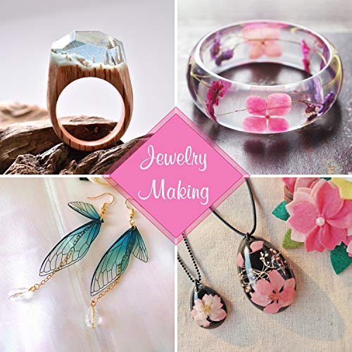 UV Resin - Improved 100g Crystal Clear Ultraviolet Curing Epoxy Resin for DIY Jewelry Making, Casting & Coating - Hard UV Glue Solar Cure Sunlight Limino