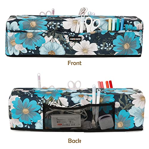 Dust Cover for Cricut Explore Air 2, Cricut Maker,Cricut Explore 3,Cricut Maker, Maker Cover With Pockets for Cricut Accessories and Supplies AMOIGEE