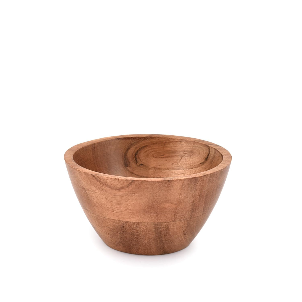 EDHAS Handmade Acacia Wood Bowl Set of 3 For Nuts, Candy, Appetizer, Snacks, Olive and Salsa Ideal for Dinner Parties & Family Gatherings (5" x 5" X EDHAS