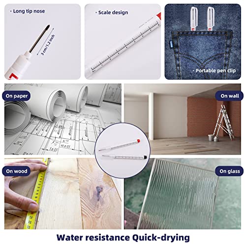 Rafter Square and 12 inch Combo Square Set,Carpentry Squares, Combination Square with Bubble Vial, Woodworking Square, Aluminum Rafter Square, LARMEIL