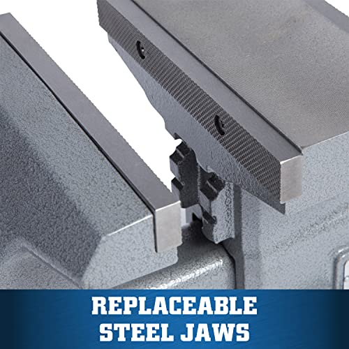 Wilton 8" Reversible Bench Vise, 9-1/4" & 14-1/2" Jaw Opening, 360° Swivel Base (4800R) Wilton