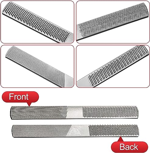 Adjustable Spokeshave Set 2pcs SpokeShave, 6pcs Metal Blade, Portable Woodworking Planes and 4-Way Wood Rasp File, Perfect for Wood Craft, Wood Klmnduo