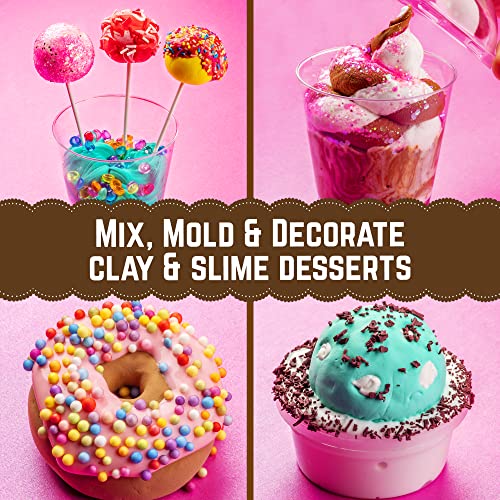 GirlZone Cakes & Sweet Treats Slime Egg, Fun Clay and Slime Kit to Make Slime for Girls and Slime Butter, for Girls 8-12 and DIY Slime GirlZone